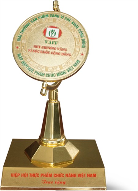 Giải độc gan Tuệ Linh đạt danh hiệu Huy chương vàng vì sức khỏe cộng đồng 2015 2