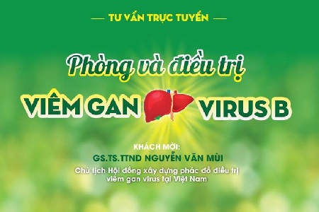 Livestream tư vấn trực tuyến: Phòng và điều trị viêm gan virus B với Chuyên gia đầu ngành truyền nhiễm Quân đội, GS.TS Nguyễn Văn Mùi 1 Livestream tư vấn trực tuyến: Phòng và điều trị viêm gan virus B với Chuyên gia đầu ngành truyền nhiễm Quân đội, GS.TS Nguyễn Văn Mùi 1