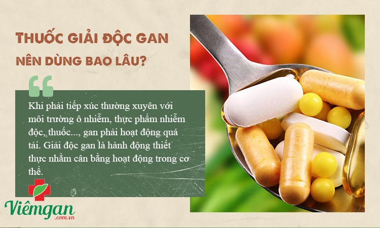 Thời gian uống uống thuốc bổ gan bao lâu thì dừng và điều chỉnh liều lượng