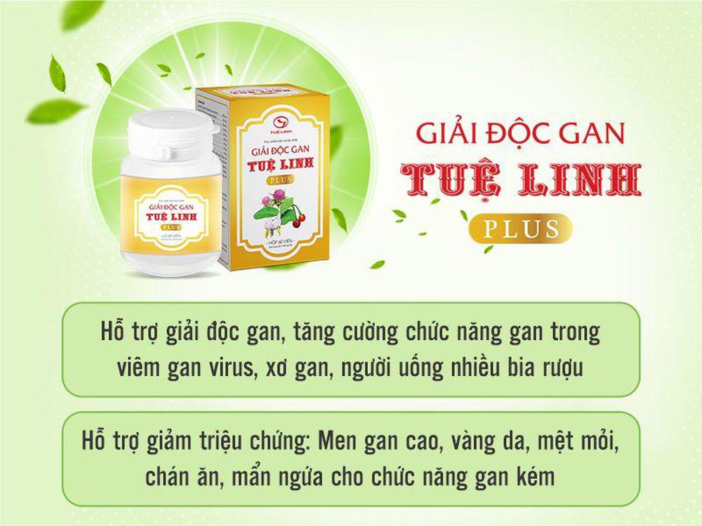 TPBVSK Giải độc gan Tuệ Linh Plus - Phiên bản cải tiến cho hiệu quả vượt trội - Ảnh 2.