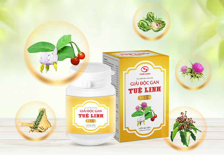 Công dụng của Giải độc gan Tuệ Linh 2