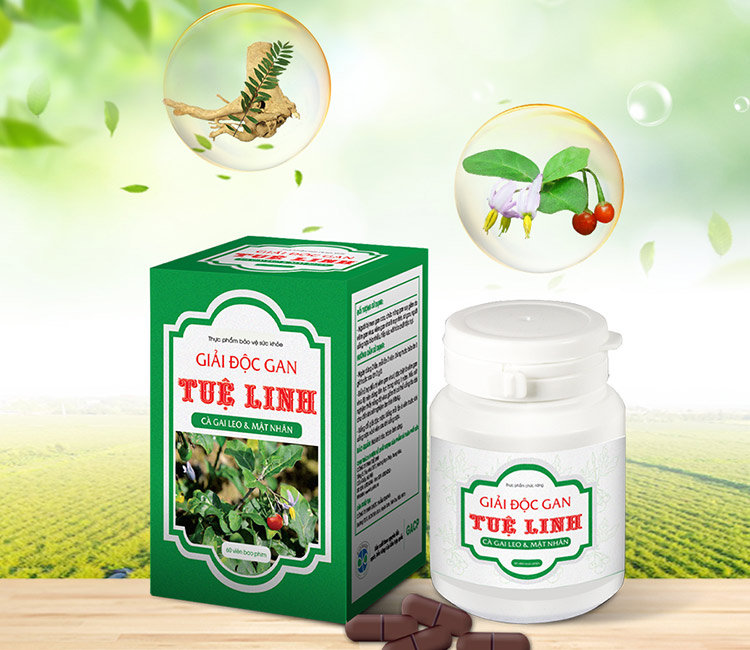 Giải độc gan Tuệ Linh (nhãn xanh) 1