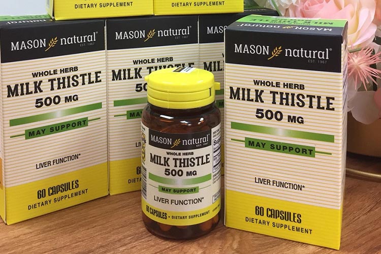 5. Bổ gan Milk Thistle Mason 1