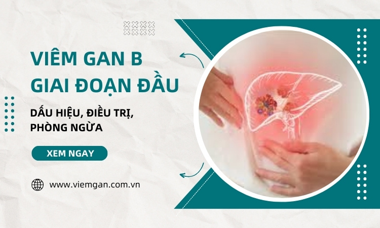 Viêm gan B giai đoạn đầu - Dấu hiệu, điều trị, phòng ngừa 1 Viêm gan B giai đoạn đầu - Dấu hiệu, điều trị, phòng ngừa 1